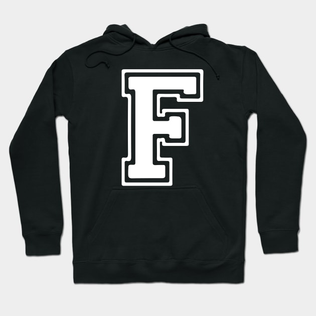 Letter F Hoodie by Xtian Dela ✅